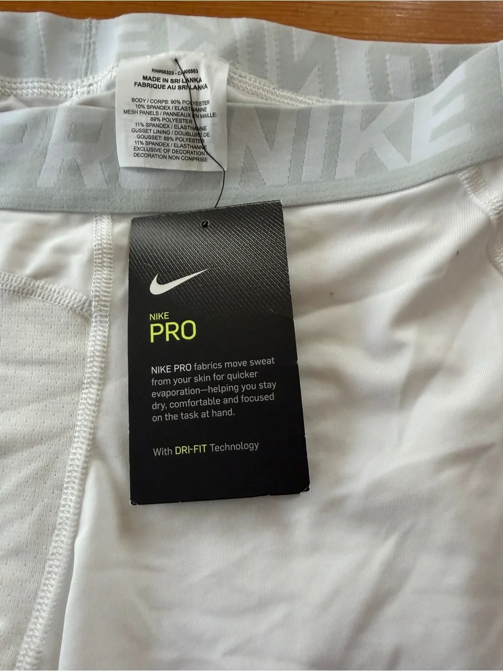 NWT Nike pro dri fit men XL underwear
